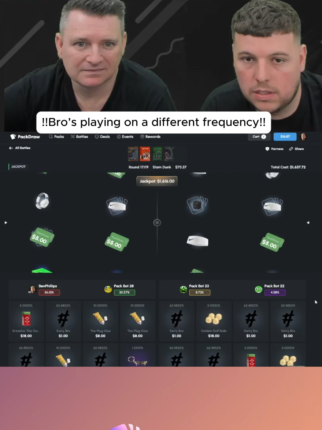 !!Bro's playing on a different frequency!!