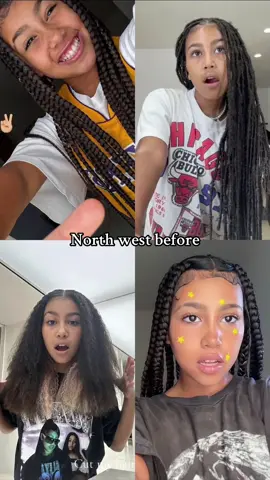 Before and after 🫠 #northwest #kimkardashian #kanyewest #viral_video_tiktok #foryoupage❤️❤️ 