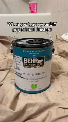 The feminine urge to start a project but never finish it