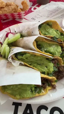 Tacos Frontera highly recommend they are loaded so dont order like i did lol but they were yummy it was worth the hour drive 😌 