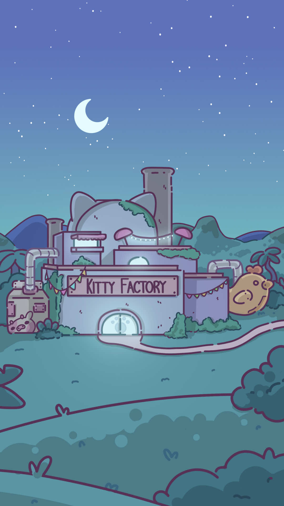 Does your kitty go to work at night? 🐱💼