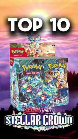 💎 Top 10 Most Valuable Stellar Crown Pokémon Cards! 💎 #PokemonTCG Description: The Stellar Crown Pokémon TCG set is pure fire — featuring 142 cards including dazzling Pokémon ex, breathtaking Full Arts, and the ultra-rare Stellar Pokémon! 🌟 From fan-favorite Legendaries to jaw-dropping alt arts, these cards are already making waves among collectors and investors. Here are the top 10 most expensive pulls you’ll want to keep safe! #Pokemon #PokemonCards #PokemonTCG #StellarCrown        