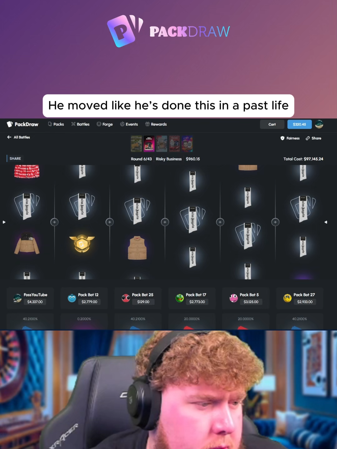 He moved like he's done this in a past life #packdraw #foss