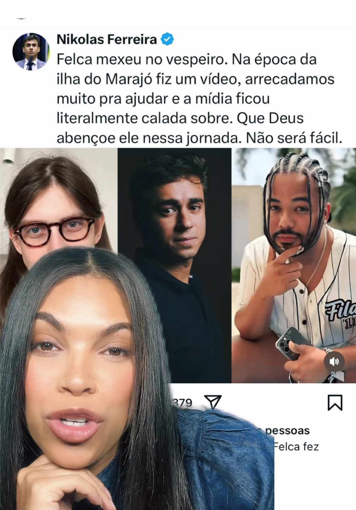NIKOLAS FERREIRA FALA SOBRE O FELCA 😬🙄 #foryoupage #felca #hytalosantos #fy #foryou 