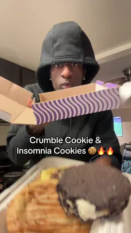 Crumbl Cookies & Insomnia Cookies 🔥🔥🔥 #crumblcookies #insomniacookies #fyp #foryou