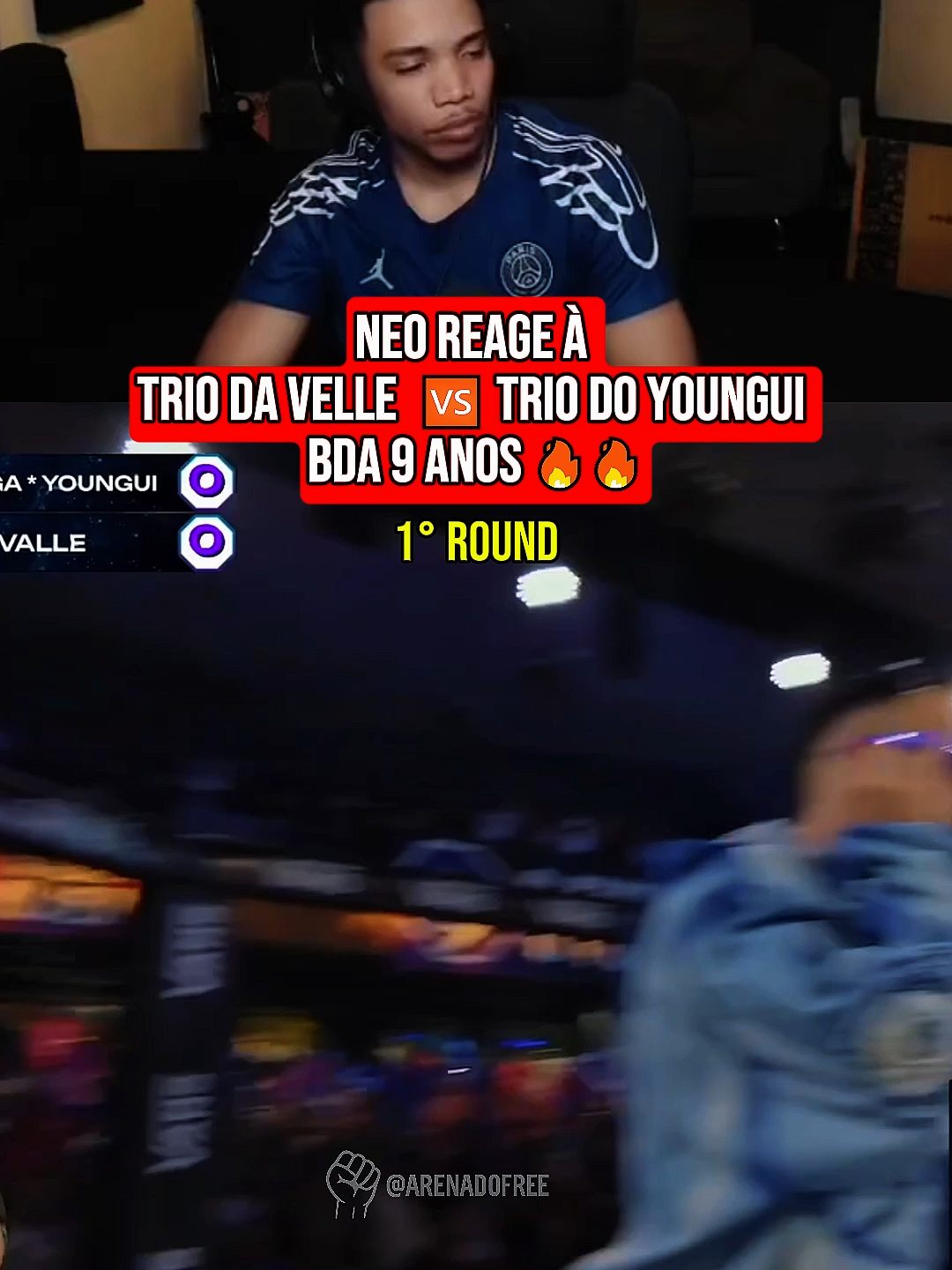NEO REAGE A TRIO XAMUEL, VALLE E WM x TRIO VINICIUS ZN, YOGA E YOUNGUI#bda9anos #neo #vallemc #xamuel #jhonymc #wmmc #younguimc #kroy