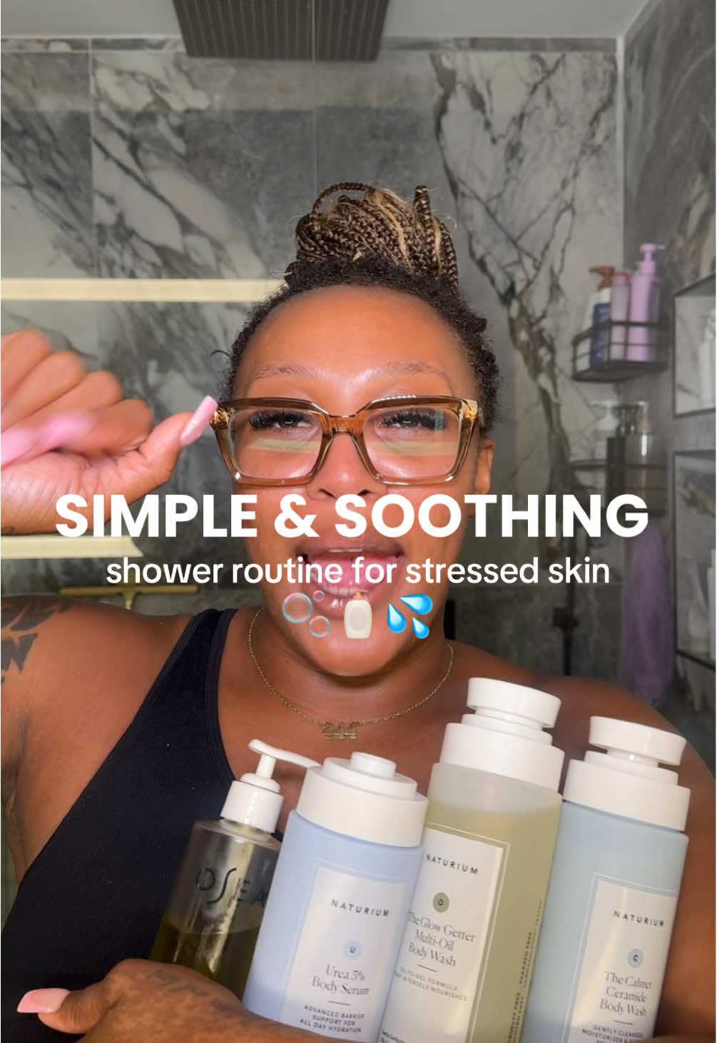 The calmer body wash is my favoriteeee affordable sensitive skin fragrance free body wash 🫧💦 #fyp #viral #sensitiveskin #bodywash #showerroutine #fragrancefree 