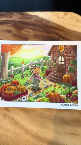 It’s giving fall coloring is back! Coloring from @bobbiegoods 🧡 Grass tutorial from @𝐿𝑒𝒶𝒽#coloring#coloringbiegoods #ohuhumarkers #bobbiegoodscoloringbook 