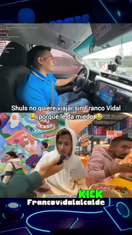 Shuls no quiere viajar sin Franco Vidal porque le da miedo 😂😂 #francovidalalcalde #francovidal #shuls #chuls #francovidalclips 