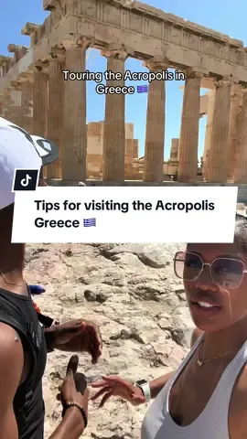 Here’s some tips for visiting the Acropolis: ✔️ Standard entry – €20 for adults (April–October), €10 in the low season (November–March) ✔️The marble is incredibly slippery so make sure to wear comfortable shoes with grip ✔️Bring lots of water as it can get extremely hot depending on the season ✔️Visit the Acropolis museum to get the full context ✔️Try to go early morning or late afternoon to avoid crowds  ✔️Drones are not allowed  #acropolis #athens #greece #traveltips 