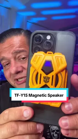 This TF-Y15 Magnetic Speaker is super portable and looks really cool #tinoreviews #bluetoothspeaker #tfy15 #tiktokshopbacktoschool #tiktokshopcreatorpicks #dealsforyoudays 