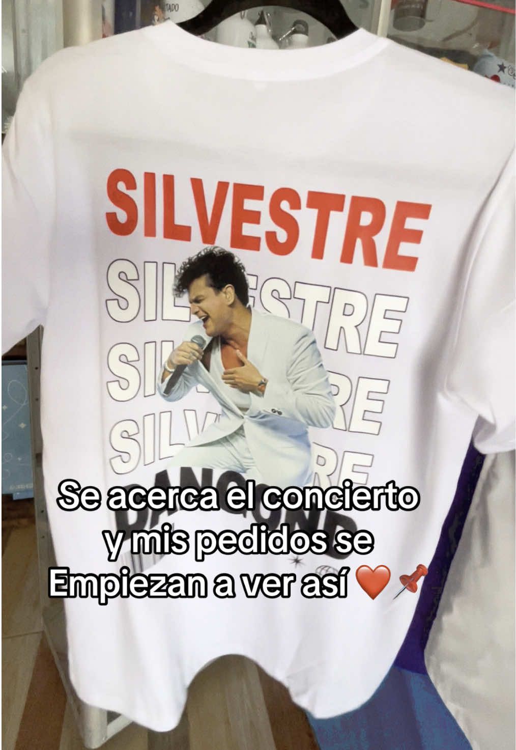 Así se ven mis pedidos para los amantes de #SilvestreDangond 😍 ¿Ya tienes tu camiseta lista para el concierto? 🎶❤️ #silvestristas #ConciertoSilvestre #CamisetasPersonalizadas #Estampados   