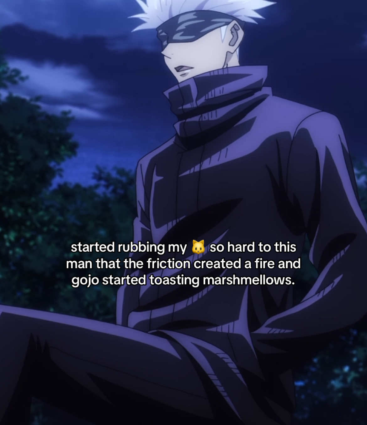 and rub my hand on his dih that’ll get him wet 🥺🥺🥺 #gojo #gojousatoru #jjk #jujutsukaisen #jjkseason1 #jjkseason2 #fyp #xybca #viral  