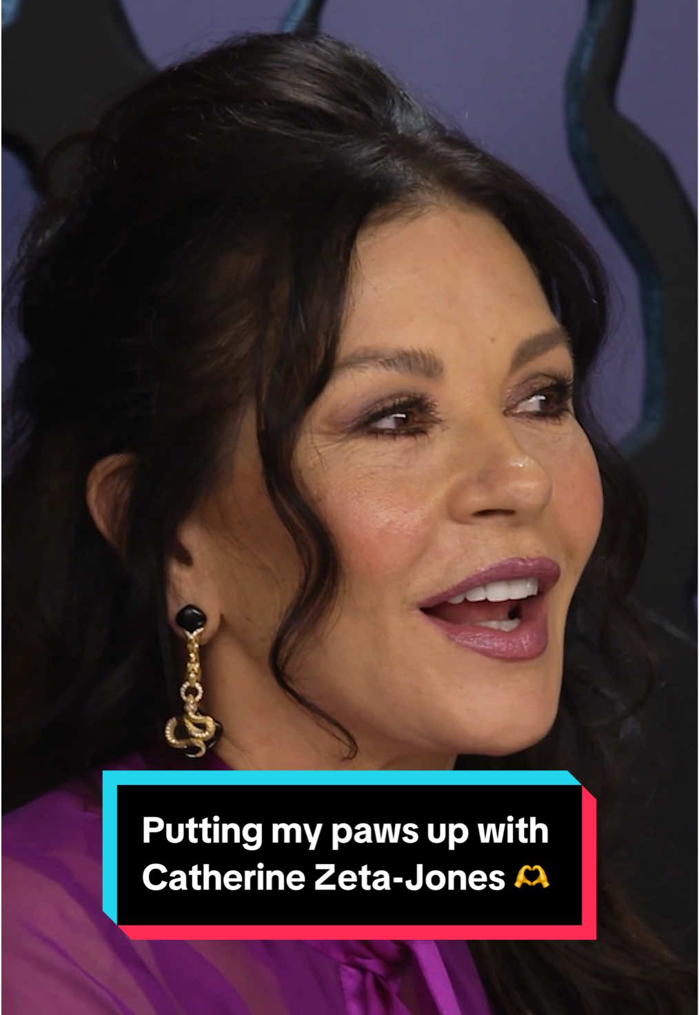 CZJ a true little monster 🫶  #gaga #ladygaga #catherinezetajones #wednesday #wednesdaynetflix #interview 