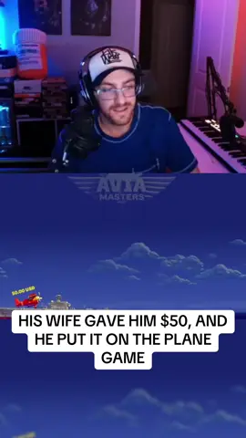HIS WIFE GAVE HIM $50, AND HE PUT IT ON THE PLANE GAME #kick #streamer 
