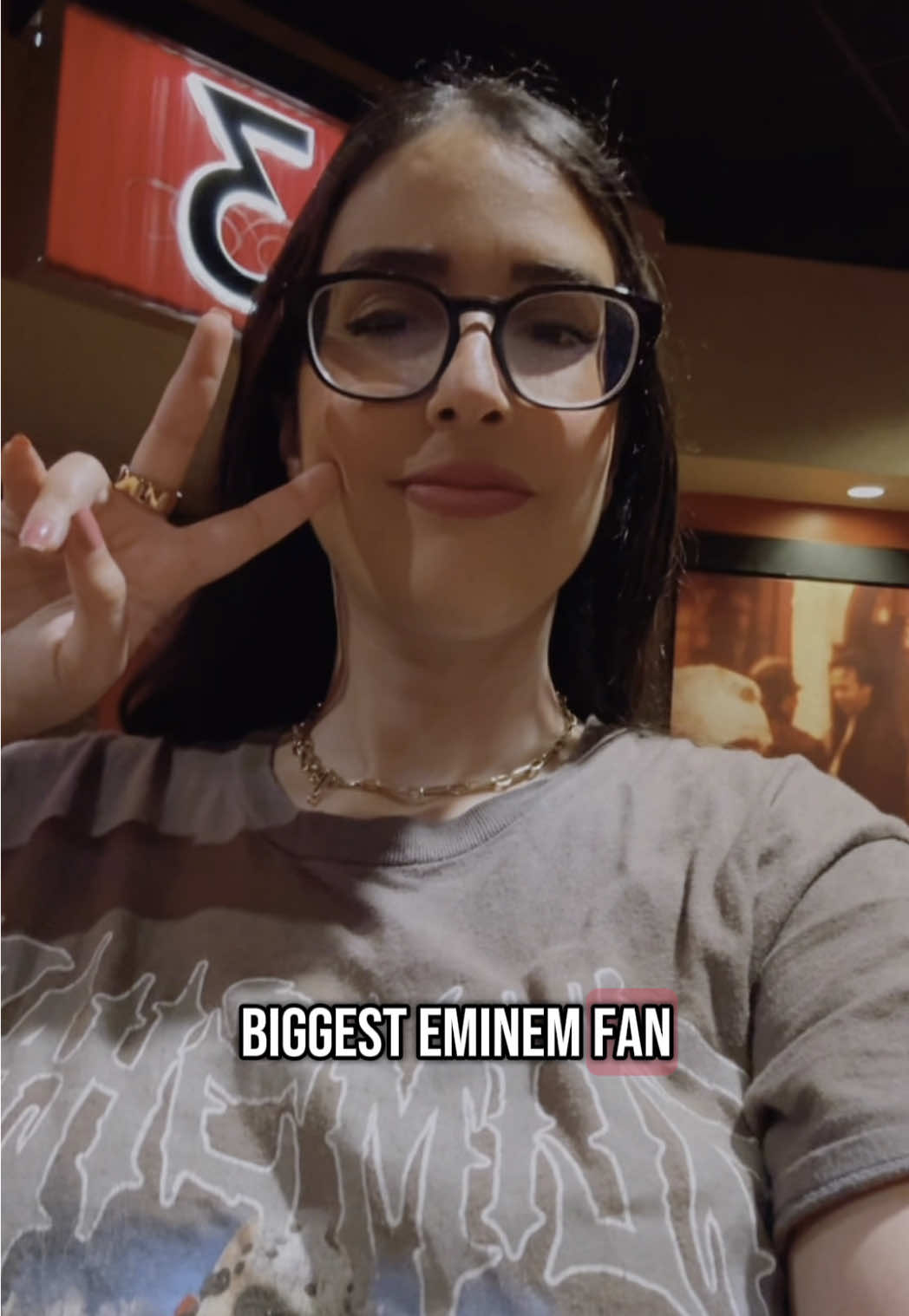 I honestly don’t know anybody in my life who is a bigger Eminem fan than me lol but the movie Stan definitely showed me there’s people outside my circle who share that love. Did any of you get to see the movie yet? If so, what did you think!  Miss you forever Marshall❤️ ##stanmovie##eminemmovie##eminem##stan@@AMC Theatres
