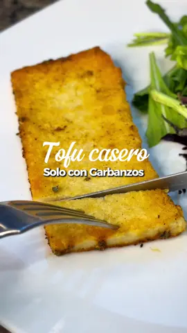 Solo con Garbanzos #tofu #garbanzos #recetassaludables #recetasfaciles #recetasveganas #veggie 