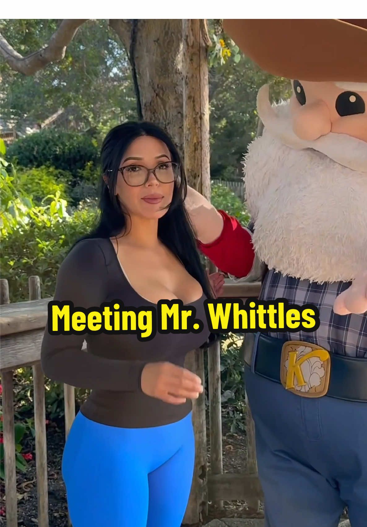 Finally got to meet Mr. Whittles at Knotts! #onthisday #viralvideo #mrwhittles #knottsberryfarmtiktok 