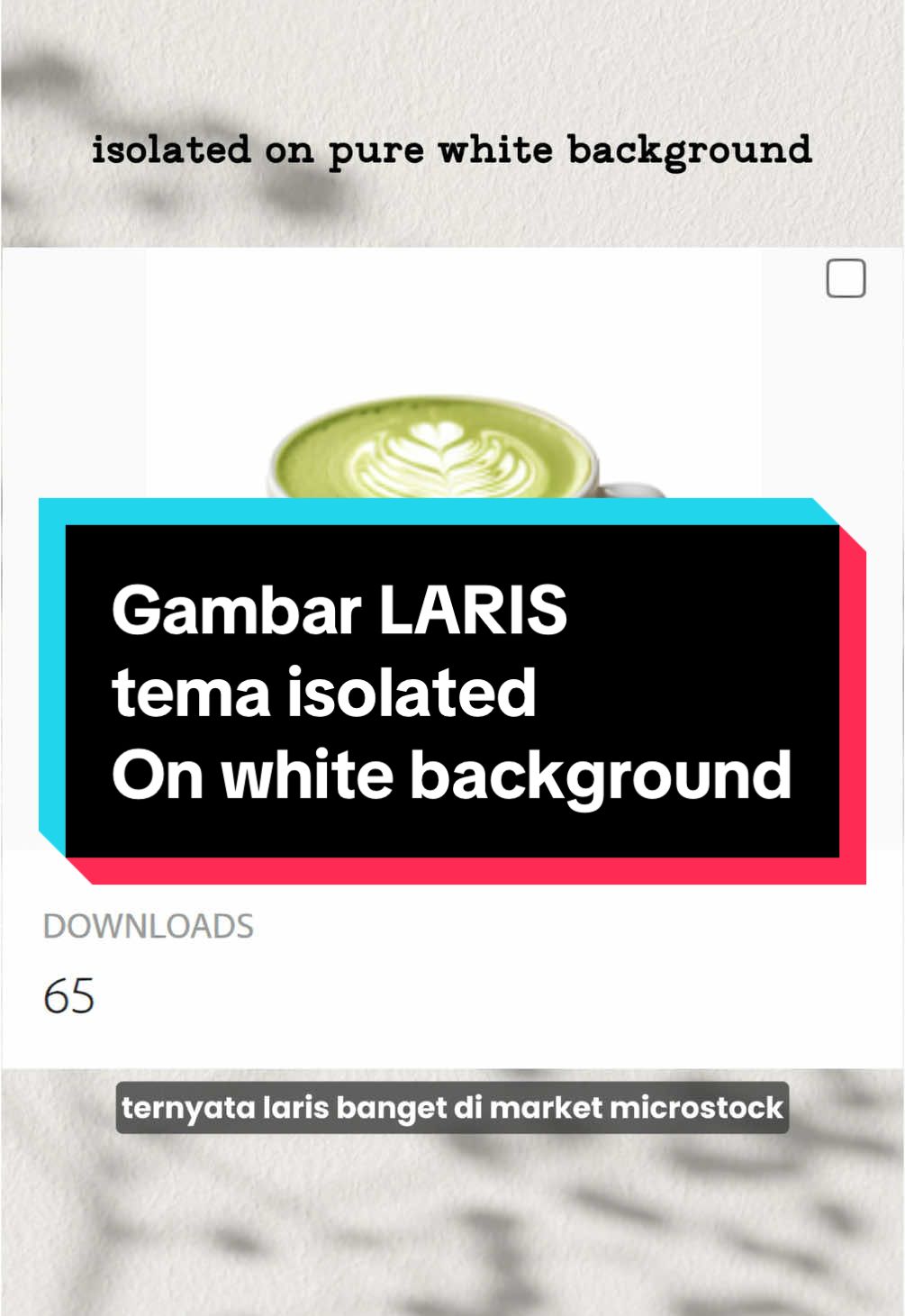 Gambar dengan tema isolated on white background ini jadi salah satu aset yang laris dari masa ke masa. Banyak peminatnya. #microstockcontributor #cuandarirumah #foryoupage 
