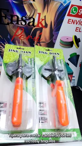 TIJERA PARA CORTAR CANALETA CORTES RECTOS Y ANGULOS  📲952383292 #ensak #canaleta #tijera #cortacanaleta #angulos 