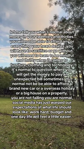 it’s normal not to have a lot of money in your twenties and thirties #money #budget 