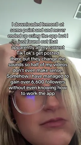 I guess go follow me on lemon8? I don’t remember connecting my TikTok but I’m thankful for the followers. I guess it just goes to show you consistency is key and I guess the content doesn’t necessarily need to make any sense. 🤣 #lemon8 #followers #funnystorytime 
