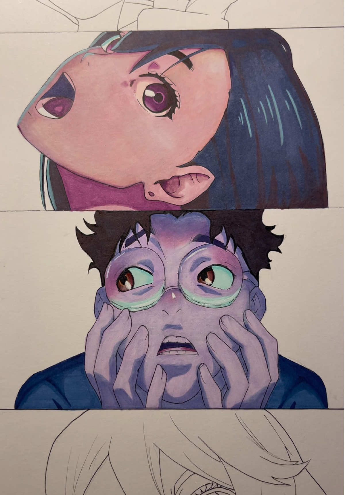 Dandadan #drawing #animetiktok #dandadan #fyp #okarun #momoayase 