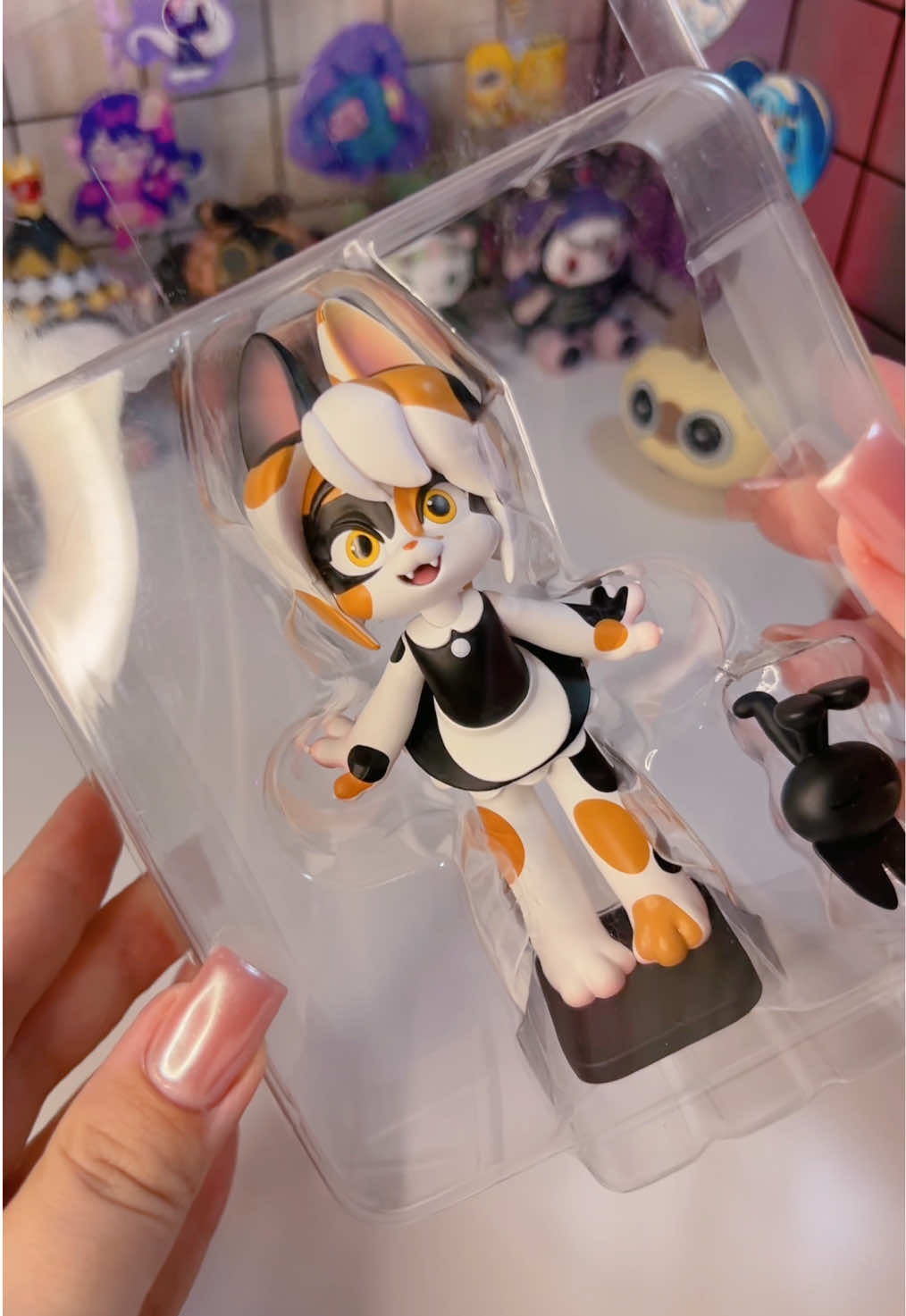 Unboxing cat girl with your little pet  #asmr #unboxing #figures #unboxingvideo #collectionfigure #catlover 