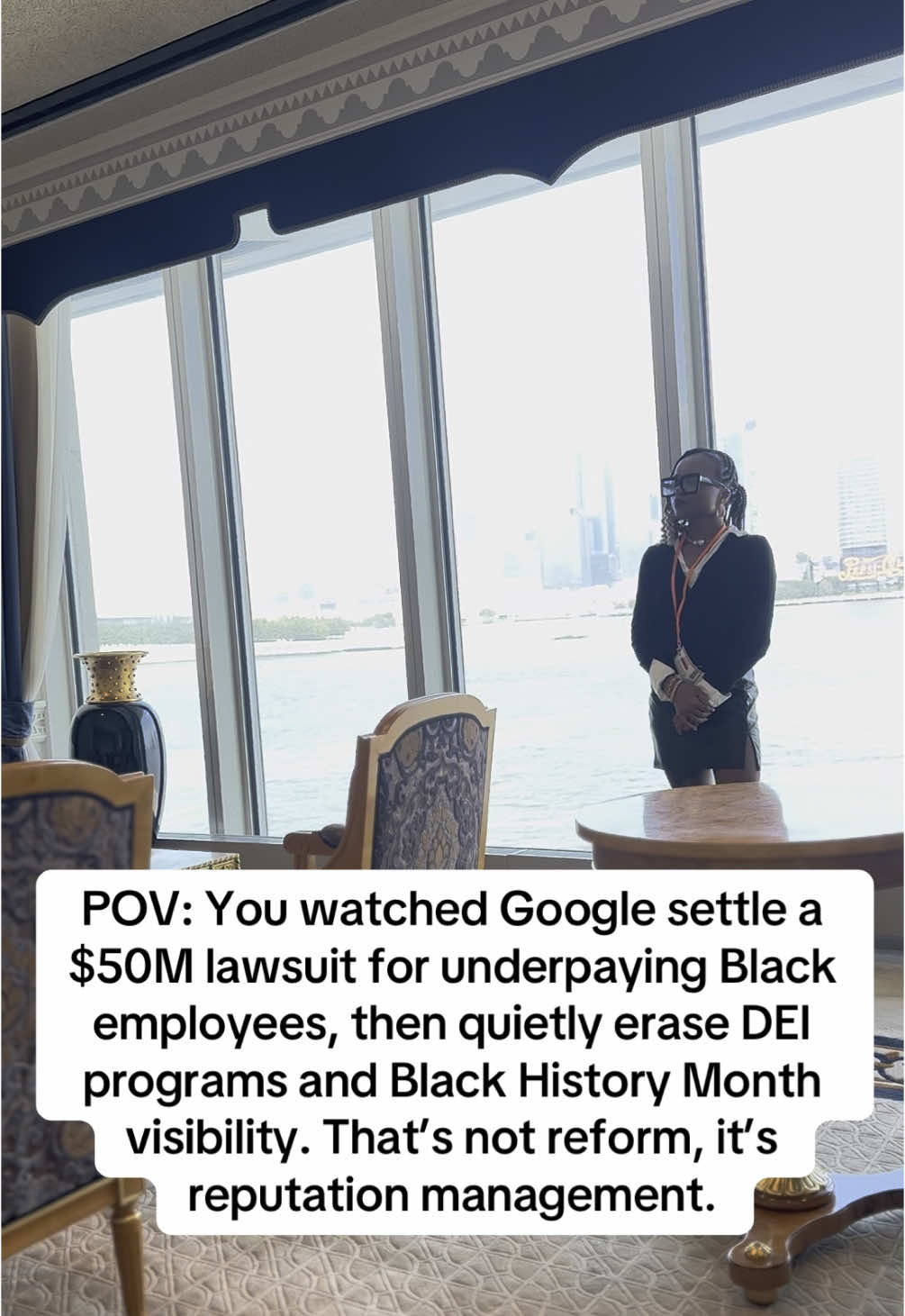 They erased the DEI statements, but not the damage they caused. Google dropped over 50 diversity focus groups while quietly settling a $50 million lawsuit for underpaying Black employees. That’s not progress it’s a pattern.  This year, they even removed Black History Month events from their calendar like our legacy was optional. When activism becomes inconvenient, corporations choose silence over accountability. But silence doesn’t protect them from the truth. I took a break to protect my peace, but I’m back to break the bias and I brought receipts. #careeradvice #office #careerdevelopment #careercoach #careercoaching #hardwork #gym #marketing #goals #team #instadaily #bhfyp #training #money #jobs #fun #covid #workhard #Summer #blackwomenoftiktok 