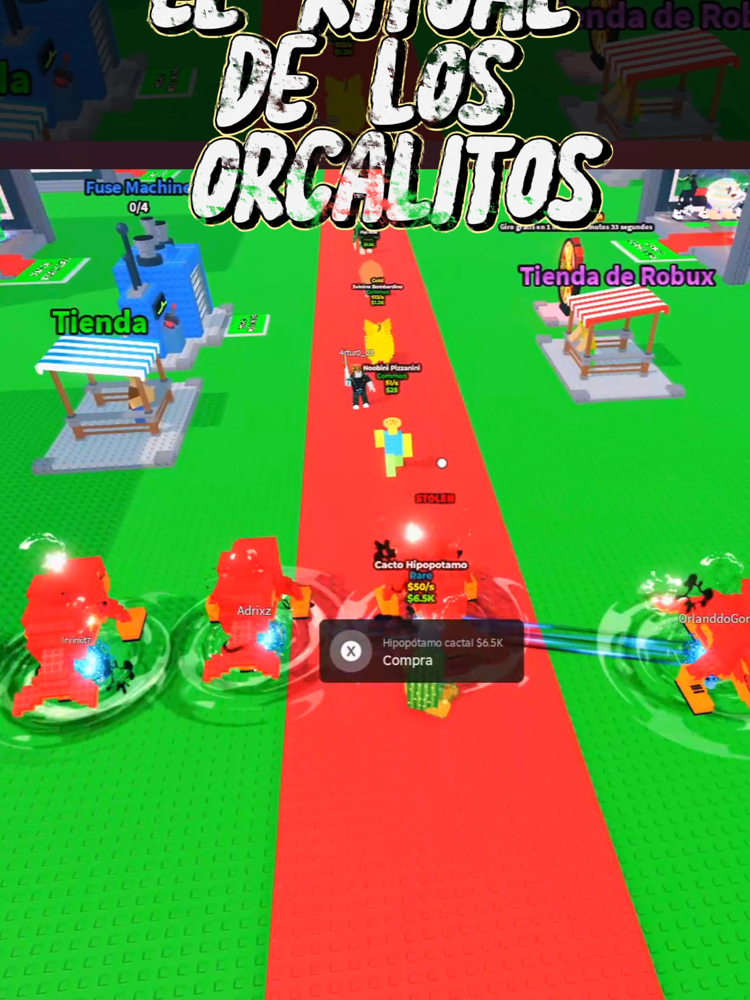RITUAL DE ORCALITOS #roblox #stealabrainot #viral #robloxgames #fyp