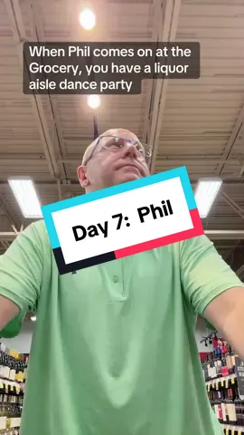 Day 7 of #philcollins tunes because he should be protected at all cost! #grocerystore #dance #genx 