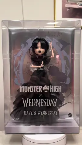 Excited to start season 2 of @Wednesday Netflix tonight! 🦇✨ @Monster High #wednesday #wednesdayaddams #wednesdaynetflix #addamsfamily #mattel #mattelcreations #monsterhigh #skullector #doll  #dolls #collector 