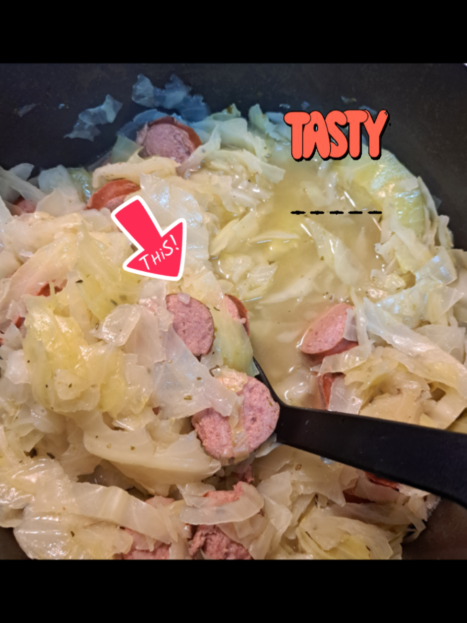 Some good old cabbage 😋 #cabbage #food #Foodie #foodtiktok 