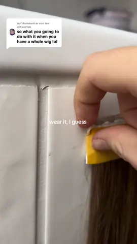 Antwort auf @tee #wigmaker #showerhairchallenge #reallyrapunzelday1 