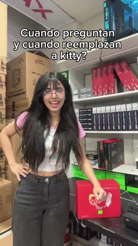 Ya pero cuando se jubila? 🥺@kitty #pcgaming #ventas #galeriacyberplaza #tarjetasgraficas #rtx5060 