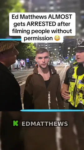 Ed matthews almost gets ARRESTED 😳 #edmatthews 
