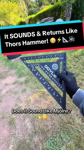 Tool Returns To Him Like Thors Hammer⚡️But the SOUNDS! 😳 #fypage #thor #mjolnir #asmr #satisfyingsounds #aura #talentotiktok #carpenter #marvel #oddlysatisfying 