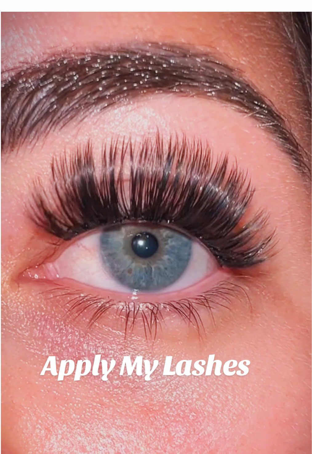 Bougie lashes applied & ready to take on the next 7 days @WinkClique TERYN10 saves at checkout #lash #lashes #lashextensions #lashapplication #beauty #winkclique #DIY #fyp 