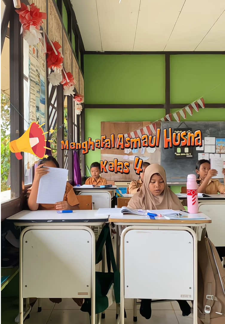 Yuk menghafal Asmaul Husna bareng kelas 4 😉 #guru #asmaulhusna #asmaulhusnakelas4 #gurukreatif #gurupai #gurumuda #icebreaking 