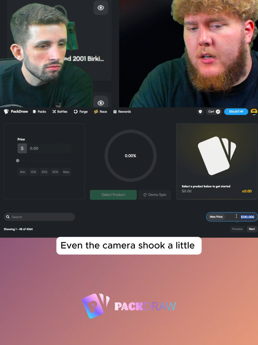 Even the camera shook a little