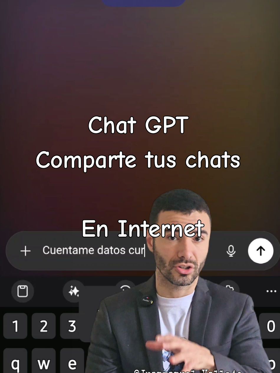 Chat GPT está compartiendo tus chats en internet. En este video te cuento que puedes hacer y cuales son los riesgos. #inversionvallejo 
