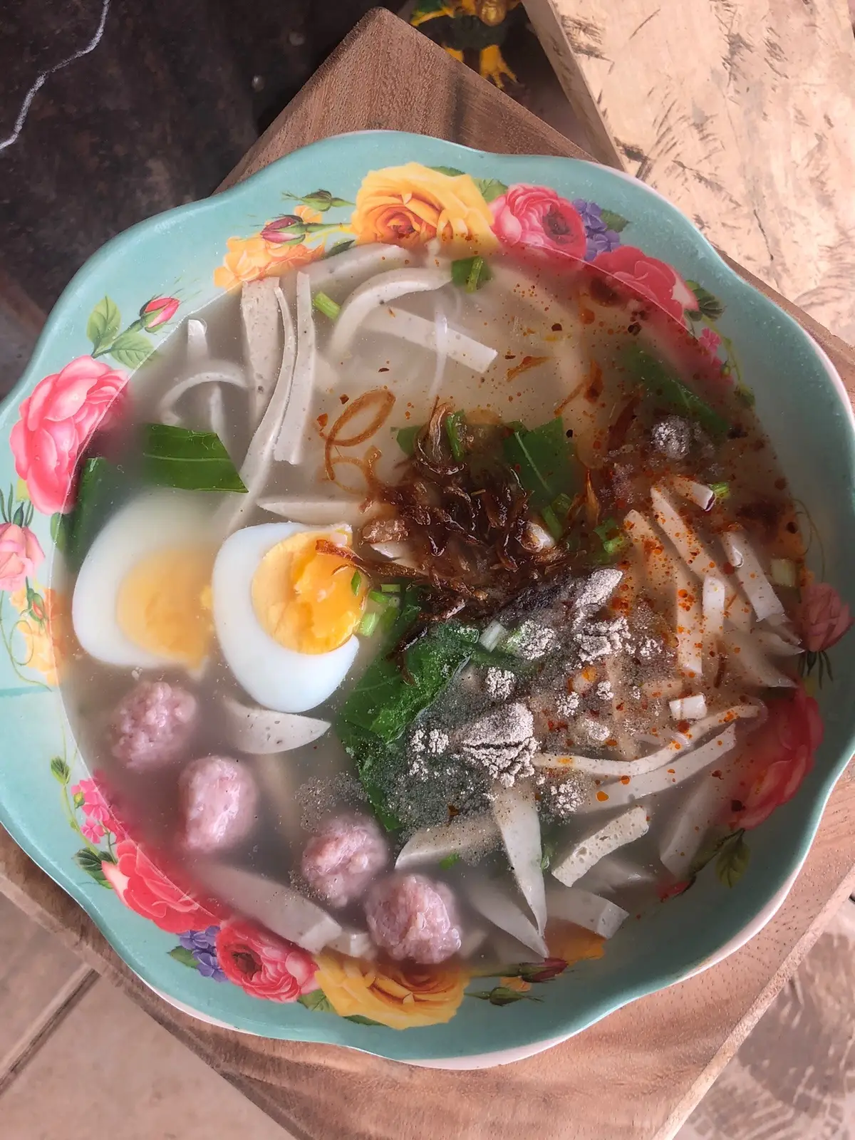 ใส่ถุงกลับบ้านนะคะ 😊 #ก๋วยจั๊บอุบล #ก๋วยจั๊บญวน #สุขสโลว์บาร์ #ร้านกาแฟหน้าบ้าน 