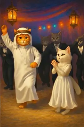 The Purr-fect Arabic Dabke Dance Crew!❤️  #tiktok  #tiktoktainment #viral #viraltiktok #arab # arabic #dabke #arabdabke #cat #arabdance #arabicdabke #wedding #trending #lebanon #ai #catai #arabicsong #bellydancer