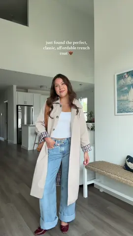 giving expensive vibes without the expensive price tag!🤎 so perfect for layering this fall 🧺 #trenchcoat #trenchcoatoutfit #affordablefashion #affordabletrenchcoat #affordablecoats #fallfashion #fallfashiontrends #fallfashioninspo #falloutfitinspo #falloutfitideas #falltransitionoutfit #falltransition #tiktokshopcreatorpicks 