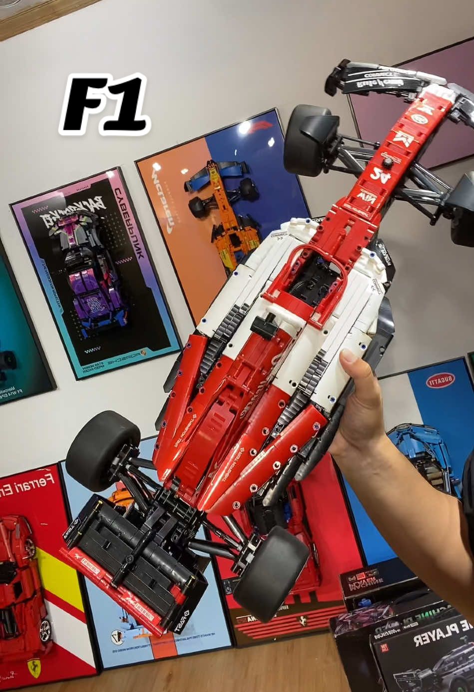 Check this car out!  26 inches looks way bigger in person!!! #buildingblocks #tiktokmademebuyit #f1 #car #classy 