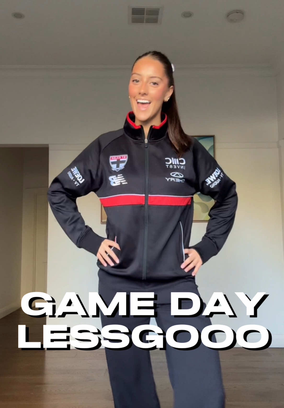 up the saints 🔥 #sportsmedia #afl #gameday #dreamjob #fyp 