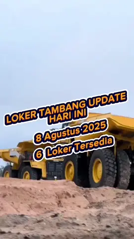 Semangat Pagi 🔥 Informasi lowongan kerja di Pertambangan hari ini. Selamat mencoba semoga berhasil. JANGAN LUPA  👥tag √ 💬coment √ 🔃share √ ❤Like Hati- hati terhadap penipuan- Lowongan kerja ini GRATIS !! #loker #lowongankerja #lokerpertambangan #lokerterbaru #lokertambang #lokertambangupdate #lokertambangterbaru #lokertambangindo #lokerviral #anaktambang 