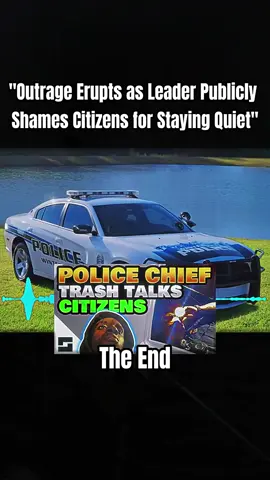 TheEnd:”Outrage Erupts as Leader Publicly Shames Citizens for Staying Quiet”.#us #use #police #fvp #cops #copsoftiktok #lawyer #lawsuit 