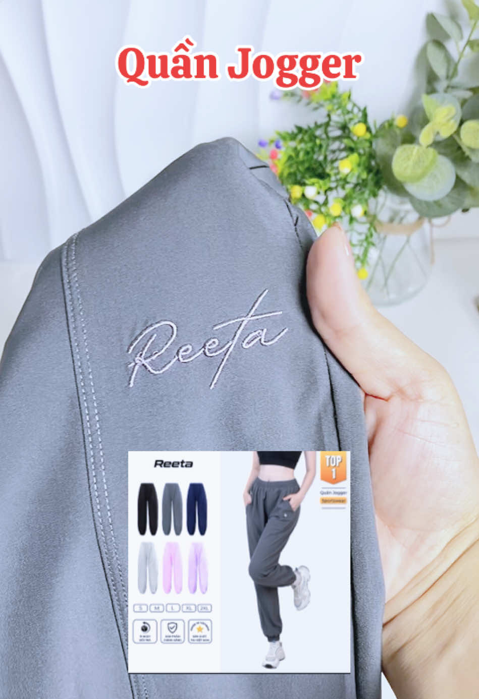 Một chiếc quần mà đáp ứng được quá trời yêu cầu của mấy bà nè: vải phải mềm mát,  phải co giãn nhẹ, form quần đẹp, rồi phải có túi rộng, có khoá túi….. Quá nhiều yêu cầu luôn, vậy mà chiếc quần Reeta này đã đáp ứng được cho mấy bà nè. Đã vậy còn ra thêm nhiều màu cho mấy bà lựa chọn thoải mái nữa chứ. Máy bà tham khảo giỏ hàng tui để góc dưới bên trái để lựa vài màu về mặc thay đổi cho đẹp nha. #dungnt58 #quanthethao #jogger #thoitrangnu #quanjogger 
