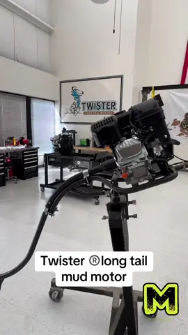The original Twister®️long tail mud motor and Mud-Skipper 7.5hp electric start engine!  This combination weighs 85lbs and costs $834.00 (assembly req’d)  The curved long tail shaft allows Twister to reach 48” from the transom back.  Twister uses a 6.5” 2 bladed stainless prop Optional clutch kit also available  Battery leads and battery req’d  Every Twister purchase includes a kill switch, a one year limited warranty and technical support! #mudskippermotors #mudskippermudmotor  #twisterlongtail #twistermudmotor #longtailmudmotor #longtailmudmotors  #smallengine #outboardalternative #duckboats #boating #joyride #outdoorliving #skinnywater #fishingspot #remoteaccess #floodedtimber #lowcountry #backwaters #fishingboat #jonboat #aluminumboat #duckhunter #waterfowlhunting #huntingseason #fishingboat #boatmotor #tinboat #makingtheoutdoorsaffordable